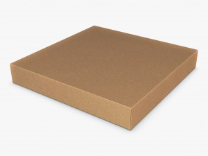Package Cardboard Box M 4 3D-Modell