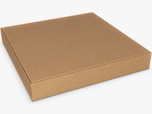 Package Cardboard Box M 4 3D Model