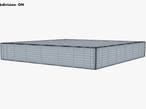 Package Cardboard Box M 4 3D Model