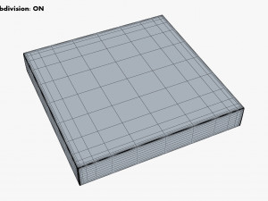 Package Cardboard Box M 4 3D Model