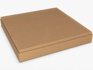 Package Cardboard Box M 5 3D Model