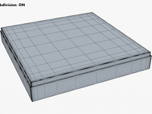 Package Cardboard Box M 5 3D 模型