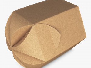 Package Cardboard Hexagon Petal Box M 2 3D Model