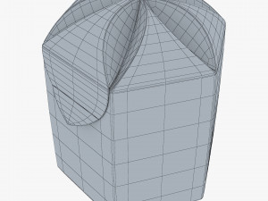 Package Cardboard Hexagon Petal Box M 2 3D Model