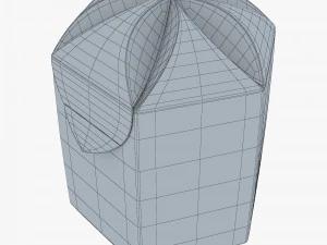 Package Cardboard Hexagon Petal Box M 2 3D Model