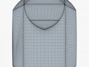 Package Cardboard Hexagon Petal Box M 2 3D Model