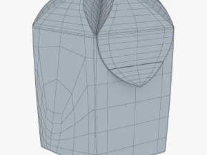 Package Cardboard Hexagon Petal Box M 2 3D Model