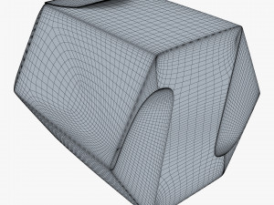 Package Cardboard Hexagon Petal Box M 2 3D Model