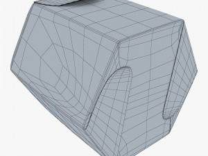 Package Cardboard Hexagon Petal Box M 2 3D Model