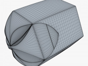 Package Cardboard Hexagon Petal Box M 2 3D Model