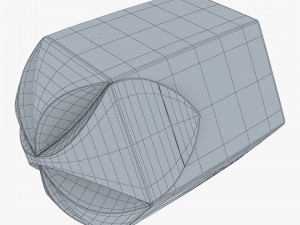 Package Cardboard Hexagon Petal Box M 2 3D Model
