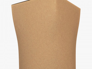 Package Cardboard Box M 6 3D Модель