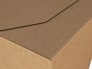Package Cardboard Box M 6 3D Model