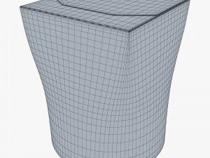 Package Cardboard Box M 6 3D Модель
