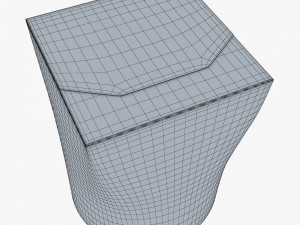 Package Cardboard Box M 6 3D Модель