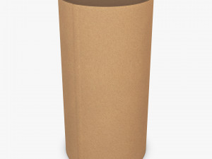 Package Cardboard Tube M 1 3D Model