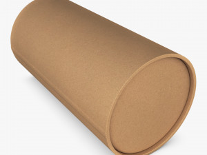 Package Cardboard Tube M 1 3D Model