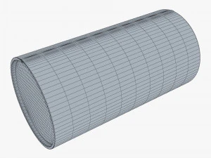 Package Cardboard Tube M 1 3D Model