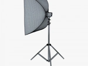 Studio Softbox Light M 1 Model 3D