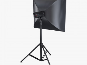 Studio Softbox Light M 2 Model 3D