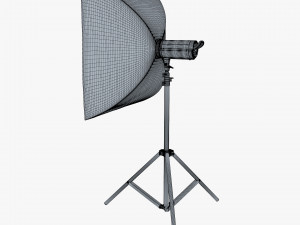 Studio Softbox Light M 2 Model 3D