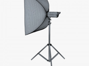 Studio Softbox Light M 2 Model 3D