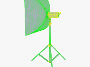 Studio Softbox Light M 2 Model 3D