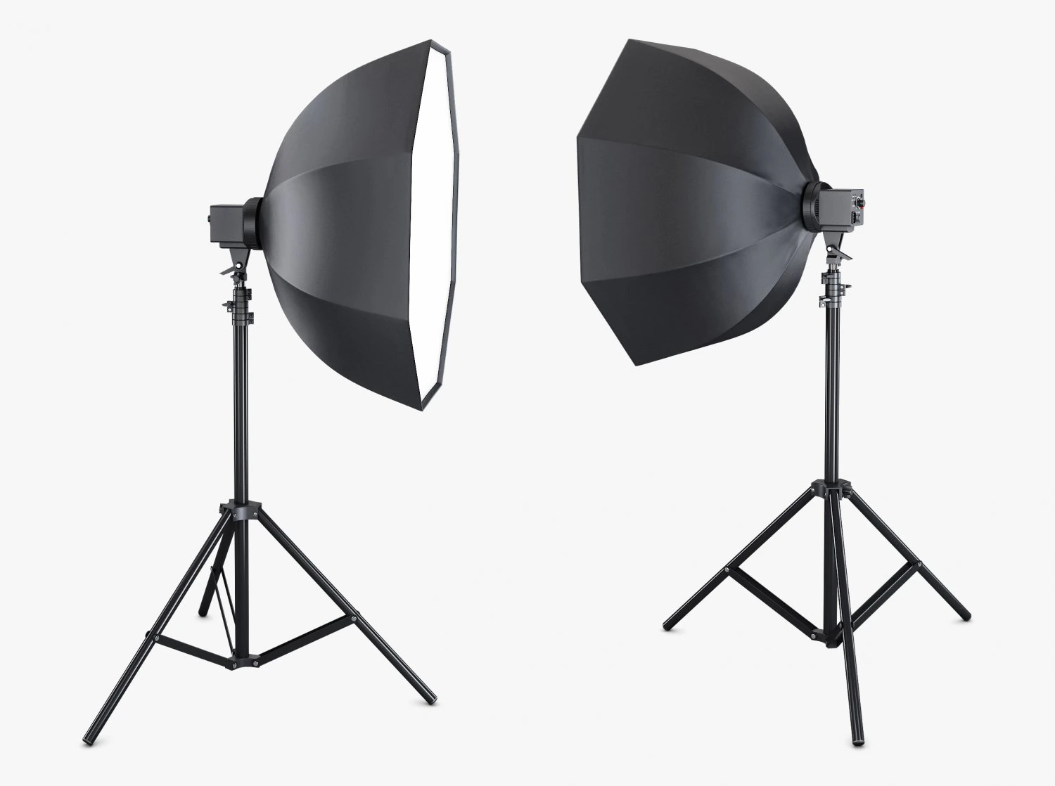 Studio Softbox Octagon Light M 1 3D Model .c4d .max .obj .3ds .fbx .stl .blend 