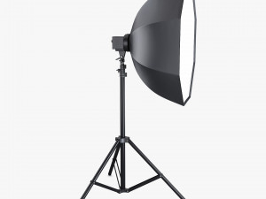 Studio Softbox Octagon Light M 1 3D Model