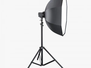 Studio Softbox Octagon Light M 1 3D Model