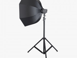 Studio Softbox Octagon Light M 1 3D Model