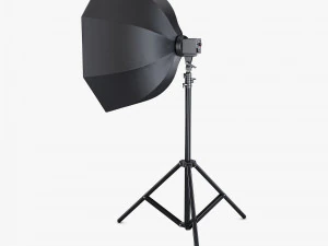 Studio Softbox Octagon Light M 1 3D Model