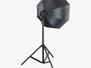 Studio Softbox Octagon Light M 1 3D Model