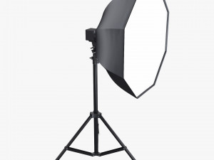 Studio Softbox Octagon Light M 1 3D Model