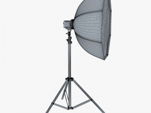 Studio Softbox Octagon Light M 1 3D Model