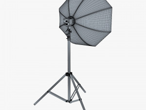 Studio Softbox Octagon Light M 1 3D Model