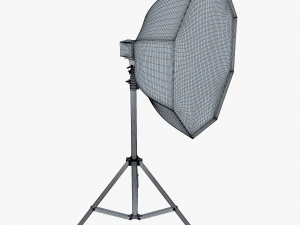 Studio Softbox Octagon Light M 1 3D Model