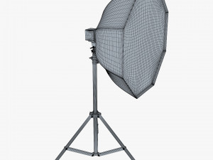 Studio Softbox Octagon Light M 1 3D Model
