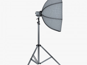Studio Softbox Octagon Light M 1 3D Model