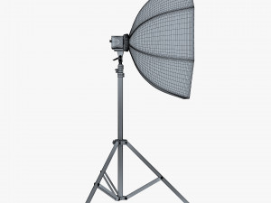 Studio Softbox Octagon Light M 1 3D Model