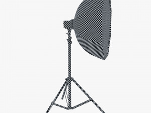 Studio Softbox Octagon Light M 1 3D Model