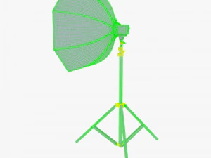 Studio Softbox Octagon Light M 1 3D Model