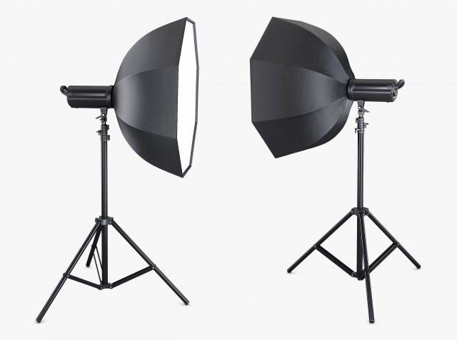 Studio Softbox Octagon Light M 2 3Dモデル .c4d .max .obj .3ds .fbx .stl .blend 
