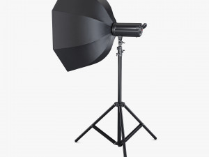 Studio Softbox Octagon Light M 2 3Dモデル