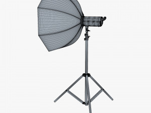 Studio Softbox Octagon Light M 2 3Dモデル