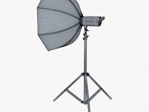 Studio Softbox Octagon Light M 2 3Dモデル