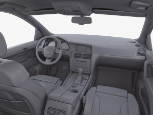 Interior Audi Q7 2005-2015 M 1 3D-Modell