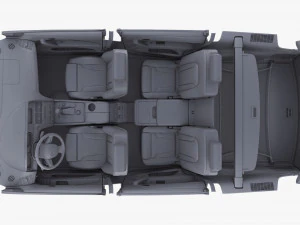 Interior Audi Q7 2005-2015 M 1 3D Model