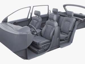 Interior Audi Q7 2005-2015 M 1 Modelo 3D