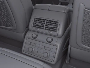 Interior Audi Q7 2005-2015 M 1 3D Model